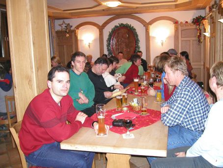  Alles bereit zum Essen fassen