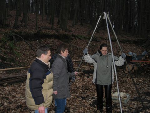  Aufbau der Feuerstelle