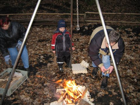  ...und schon brennts